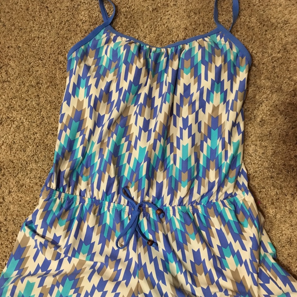 Athena Swimwear One-Piece Romper Size 10